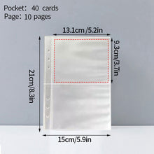 Load image into Gallery viewer, A5 Mini Binder Heart Design and Photocards Photo Protector Sleeves of Numerous Sizes (sold separately) Collections Polaroid Album Scrapbook Card Binder