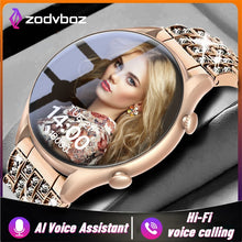 Load image into Gallery viewer, 2023 Fashion Smart Watch Women Custom Dial Hi-Fi Voice Call Men Sport Fitness Tracker IP67 Waterproof Smartwatch For Android IOS