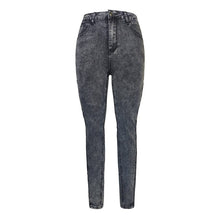 Load image into Gallery viewer, High Waist Women's Jeans 2023 Spring Lace Stitching New Fashion Retro Grey Jeans Sexy Skinny Pants Pencil Pants Strech Jeans for