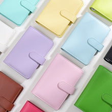 Load image into Gallery viewer, A6 PU Leather Budget Binder Notebook Cash Envelopes System Set,with Binder Pockets for Money Budget Saving Bill Organizer