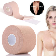 Load image into Gallery viewer, Breast Tape Free to Cut Tape Cloth Lifting Roll Large Chest and Breast Lifting Tape Boob Stickers