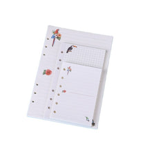 Load image into Gallery viewer, 45 Sheet Packs A5 A6 A7 Decorative Pages Notebook Refill Paper Index Ruler Pages Monthly Weekly Daily Planner Agenda DIY Junk Journal