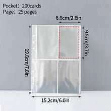 Load image into Gallery viewer, A5 Mini Binder Heart Design and Photocards Photo Protector Sleeves of Numerous Sizes (sold separately) Collections Polaroid Album Scrapbook Card Binder