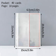 Load image into Gallery viewer, A5 Mini Binder Heart Design and Photocards Photo Protector Sleeves of Numerous Sizes (sold separately) Collections Polaroid Album Scrapbook Card Binder