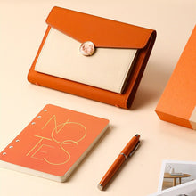 Load image into Gallery viewer, A5 A6 Luxury Loose-leaf Notebook Journal Agenda Planner Organizer 96 Sheets Pu Leather 6 Ring Binder Diary Notebook School Stationery