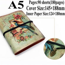 Load image into Gallery viewer, Vintage Stationery PU Leather Notebook Creative Planner Sketchbook Agenda Diary Notebooks