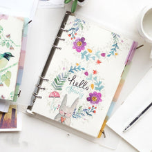 Load image into Gallery viewer, 5pcs /lot A5 A6 Cute Notebook Page Index Divider Organizer Separator Pages Office School Stationery Index Paper