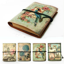 Load image into Gallery viewer, Vintage Stationery PU Leather Notebook Creative Planner Sketchbook Agenda Diary Notebooks
