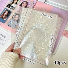 Load image into Gallery viewer, A5 Mini Binder Heart Design and Photocards Photo Protector Sleeves of Numerous Sizes (sold separately) Collections Polaroid Album Scrapbook Card Binder