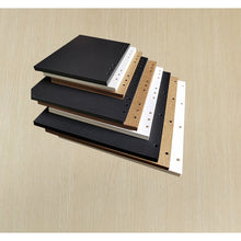 Load image into Gallery viewer, 40Sheet Black A5 A6 6-hole Loose-leaf Refill Inner Page Colored Inner Pages Line Grid Blank Weekly Inside Paper Stationery
