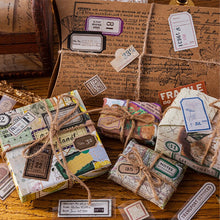Load image into Gallery viewer, Stickers Vintage Letters Writable Tapes DIY Creative Junk Journaling Stickers Scrapbooking Supplies