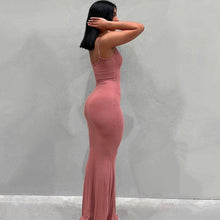 Load image into Gallery viewer, Sexy Slip Sleeveless Backless Long Maxi Dress Women 2024 Spring Summer Y2k Curve Hugging Bodycon Elegant Sexy Outfits Ladies Sundress 11 Stunning Colors XXS-3XL