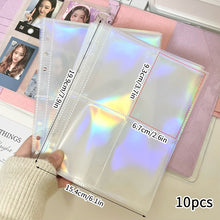 Load image into Gallery viewer, A5 Mini Binder Heart Design and Photocards Photo Protector Sleeves of Numerous Sizes (sold separately) Collections Polaroid Album Scrapbook Card Binder