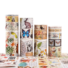 Load image into Gallery viewer, Beautiful Rolls Multiple Size Washi Tapes Set Cute Korean Stationery Designer Stationery Decorative Supplies Art Scrapbooking Junk Journaling