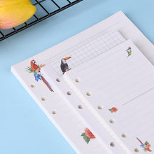 Load image into Gallery viewer, 45 Sheet Packs A5 A6 A7 Decorative Pages Notebook Refill Paper Index Ruler Pages Monthly Weekly Daily Planner Agenda DIY Junk Journal