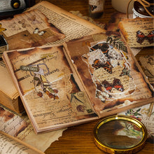 Load image into Gallery viewer, 30pcs Vintage Flowers Burnt Letter Material Paper Retro Light Paper Deco Scrapbooking Collage Background DIY Junk Journaling Diary Craft