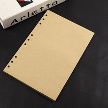Load image into Gallery viewer, A4 B5 A5 A6 A7 Loose Leaf Notebook Refill Spiral Binder Inner Page Grid Blank Line Diary Agenda PlannerSchool Stationery