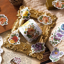 Load image into Gallery viewer, 100PCS/roll Vintage Washi Masking Tapes Stickers Designer Stationery Notebook Junk Journal Hand Account Diary Scrapbook Supplies Sticker