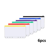 Load image into Gallery viewer, A6 PU Leather Budget Binder Notebook Cash Envelopes System Set,with Binder Pockets for Money Budget Saving Bill Organizer