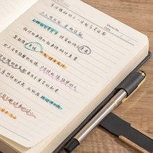Load image into Gallery viewer, A5 Notebook Ultra-thick Thickened Notepad Business Soft Leather Work Meeting Record Book Office Diary Sketchbook Students Cute