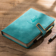 Load image into Gallery viewer, A5 Notebook Ultra-thick Thickened Notepad Business Soft Leather Work Meeting Record Book Office Diary Sketchbook Students Cute