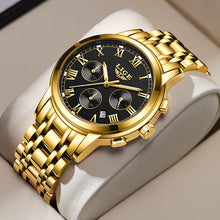 Load image into Gallery viewer, LIGE Women Gold Silver Watches 8 Choice Options 30M Waterproof Glow in Dark Watches +BOX