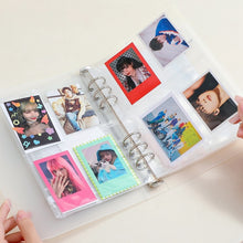 Load image into Gallery viewer, A5 Mini Binder Heart Design and Photocards Photo Protector Sleeves of Numerous Sizes (sold separately) Collections Polaroid Album Scrapbook Card Binder