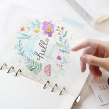 Load image into Gallery viewer, 5pcs /lot A5 A6 Cute Notebook Page Index Divider Organizer Separator Pages Office School Stationery Index Paper