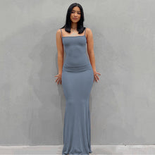 Load image into Gallery viewer, Sexy Slip Sleeveless Backless Long Maxi Dress Women 2024 Spring Summer Y2k Curve Hugging Bodycon Elegant Sexy Outfits Ladies Sundress 11 Stunning Colors XXS-3XL