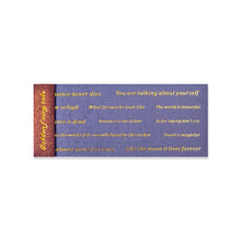 Load image into Gallery viewer, 20 Sheets Package Golden Fairy Tale Beautiful Word Combination Stickers Washi Paper Bronzing Strip Letter Sticker Book Deco Album Scrapbooking Diary Junk Journaling