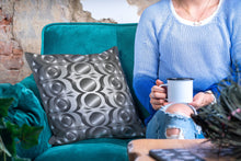 Load image into Gallery viewer, Unique Faux Suede Throw Pillow  Steel Grey, Pillow Included, Beautiful Decorative Faux Suede Cushions, Unique Luxury Cushions, 4 Sizes