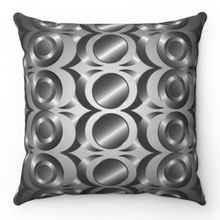 Load image into Gallery viewer, Unique Faux Suede Throw Pillow  Steel Grey, Pillow Included, Beautiful Decorative Faux Suede Cushions, Unique Luxury Cushions, 4 Sizes