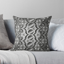 Load image into Gallery viewer, Unique Faux Suede Throw Pillow  Steel Grey, Pillow Included, Beautiful Decorative Faux Suede Cushions, Unique Luxury Cushions, 4 Sizes