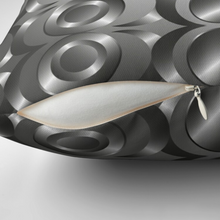 Load image into Gallery viewer, Unique Faux Suede Throw Pillow  Steel Grey, Pillow Included, Beautiful Decorative Faux Suede Cushions, Unique Luxury Cushions, 4 Sizes