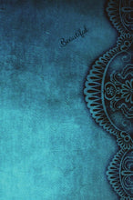 Load image into Gallery viewer, Turquoise Design 6x9 Hardcover Blank NoteBook