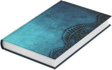 Load image into Gallery viewer, Turquoise Design 6x9 Hardcover Blank NoteBook