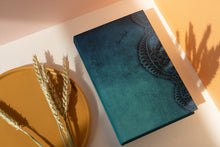 Load image into Gallery viewer, Turquoise Design 6x9 Hardcover Blank NoteBook