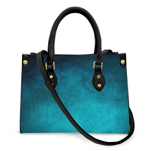 Load image into Gallery viewer, Women's Vegan Leather Turtquoise Coloured Handbag Custom Bag