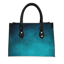 Load image into Gallery viewer, Women's Vegan Leather Turtquoise Coloured Handbag Custom Bag