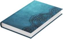 Load image into Gallery viewer, Turquoise Design 6x9 Hardcover Lined NoteBook