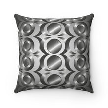 Load image into Gallery viewer, Unique Faux Suede Throw Pillow  Steel Grey, Pillow Included, Beautiful Decorative Faux Suede Cushions, Unique Luxury Cushions, 4 Sizes