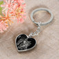 Scorpio Zodiac 10.23 - 11.21 Engravable Heart Keychain