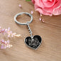 Taurus Zodiac 04.20 - 05.20 Engravable Heart Pendant Keychain