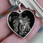 Scorpio Zodiac 10.23 - 11.21 Engravable Heart Keychain