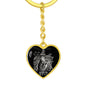 Scorpio Zodiac 10.23 - 11.21 Engravable Heart Keychain