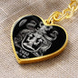 Virgo Zodiac 08.23 - 09.22 Engravable Heart Pendant Keychain