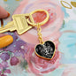 Virgo Zodiac 08.23 - 09.22 Engravable Heart Pendant Keychain