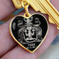 Virgo Zodiac 08.23 - 09.22 Engravable Heart Pendant Keychain