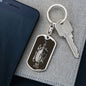 Pisces Zodiac 02.19 - 03.20 Engravable Dog Tag Keychain