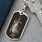 Pisces Zodiac 02.19 - 03.20 Engravable Dog Tag Keychain